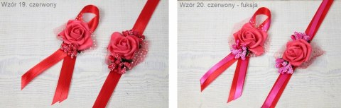 Kotylion bukiecik na rękę przypinka PEREŁKI wesele Kotylion bukiecik na rękę przypinka PEREŁKI wesele