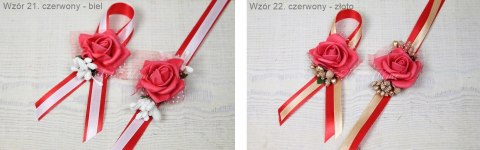 Kotylion bukiecik na rękę przypinka PEREŁKI wesele Kotylion bukiecik na rękę przypinka PEREŁKI wesele