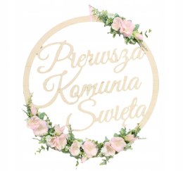 Obręcz Pierwsza Komunia Święta ozdoba pamiątka