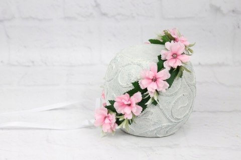 Wianek do włosów opaska panieński ślub RÓŻOWY Wianek do włosów opaska panieński ślub RÓŻOWY