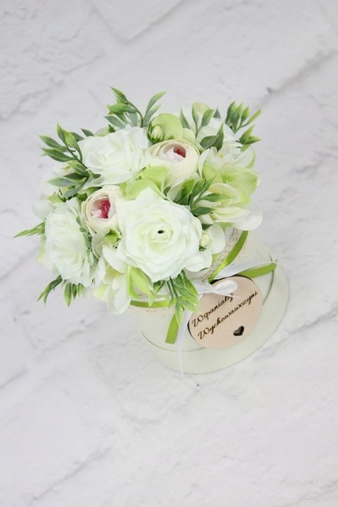 Prezent dzień nauczyciela flower box kwiaty styl Prezent dzień nauczyciela flower box kwiaty styl