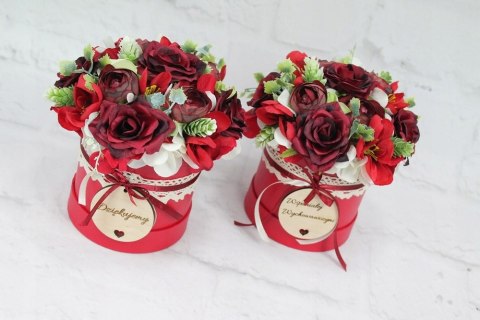 Prezent dzień nauczyciela flower box kwiaty styl Prezent dzień nauczyciela flower box kwiaty styl