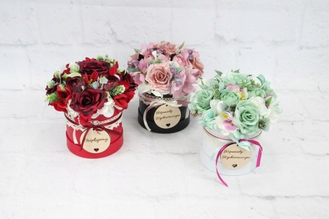 Prezent dzień nauczyciela flower box kwiaty styl Prezent dzień nauczyciela flower box kwiaty styl