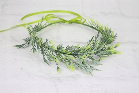 Wianek na głowę STYLOWY paproć boho ZIELONY sesja Wianek na głowę STYLOWY paproć boho ZIELONY sesja