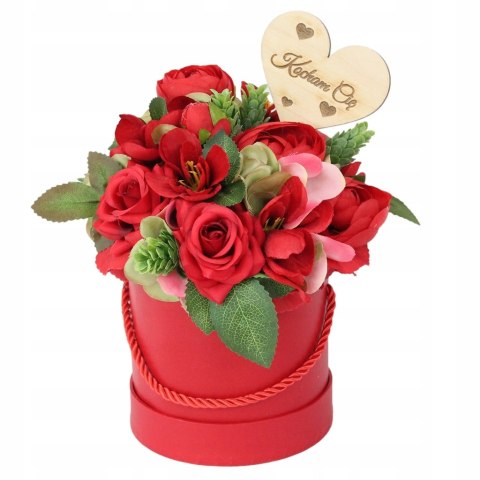 Flower box kwiatowy piękny prezent na WALENTYNKI Flower box kwiatowy piękny prezent na WALENTYNKI