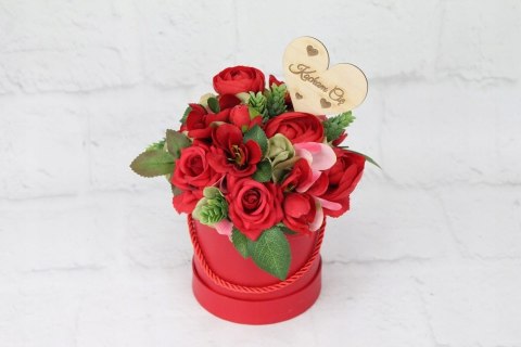 Flower box kwiatowy piękny prezent na WALENTYNKI Flower box kwiatowy piękny prezent na WALENTYNKI
