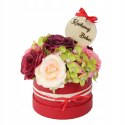 Flower box kwiaty prezent dla Babci bukiet stylowy