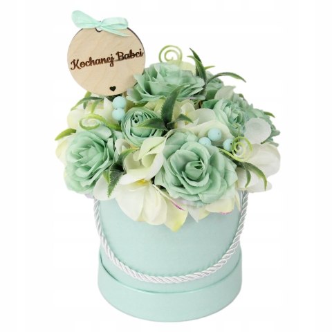 Flower box prezent kwiaty dla Babci bukiet stroik Flower box prezent kwiaty dla Babci bukiet stroik