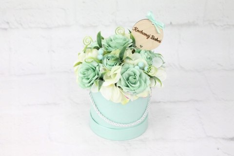 Flower box prezent kwiaty dla Babci bukiet stroik Flower box prezent kwiaty dla Babci bukiet stroik