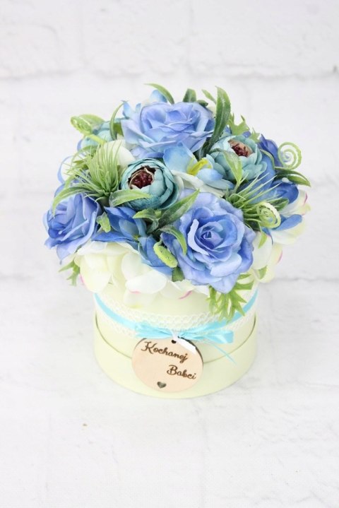Flower box prezent kwiaty dla Babci bukiet stroik Flower box prezent kwiaty dla Babci bukiet stroik