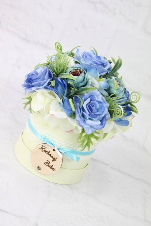 Flower box prezent kwiaty dla Babci bukiet stroik Flower box prezent kwiaty dla Babci bukiet stroik