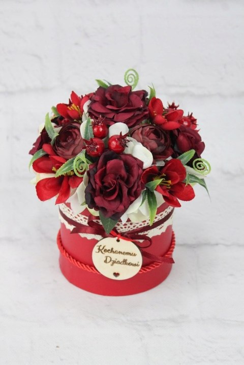 Flower box prezent kwiaty dla Dziadka Babci pachnący bukiet kwiatów Flower box prezent kwiaty dla Dziadka Babci pachnący bukiet kwiatów