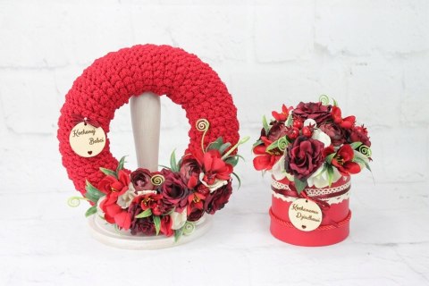 Flower box prezent kwiaty dla Dziadka Babci pachnący bukiet kwiatów Flower box prezent kwiaty dla Dziadka Babci pachnący bukiet kwiatów