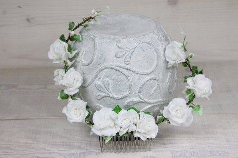 Grzebyk do włosów KOLORY gałązka do koka ślub boho Grzebyk do włosów KOLORY gałązka do koka ślub boho