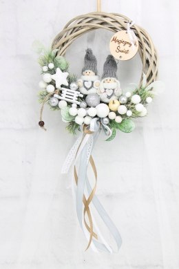 Wianek świąteczny wieniec stroik na drzwi ozdoba