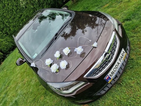 Dekoracja samochodu modna ozdoba na auto do ślubu Dekoracja samochodu modna ozdoba na auto do ślubu