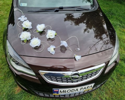 Dekoracja samochodu modna ozdoba na auto do ślubu Dekoracja samochodu modna ozdoba na auto do ślubu