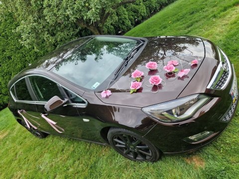 Dekoracja samochodu modna ozdoba na auto do ślubu Dekoracja samochodu modna ozdoba na auto do ślubu