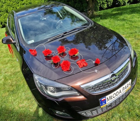 Dekoracja samochodu modna ozdoba na auto do ślubu Dekoracja samochodu modna ozdoba na auto do ślubu