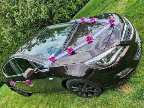 Dekoracja na samochód SZARFA ozdoba na auto ślub Dekoracja na samochód SZARFA ozdoba na auto ślub