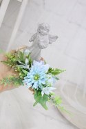 Stroik kompozycja na grób kolumbarium wiązanka ANIOŁEK plaster drewna