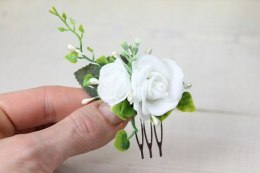 Grzebyk mały do włosów komunia ozdoba stroik do koka