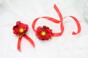 Kotylion na rękę maki lub przypinka do butonierki mak czerwony