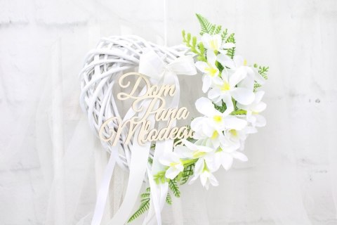 Serce wianek dekoracja drzwi Dom Panny Młodej / Pana Młodego frezja Serce wianek dekoracja drzwi Dom Panny Młodej / Pana Młodego frezja