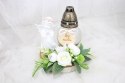 Stroik kompozycja na grób aniołek wiązanka ZNICZ plaster