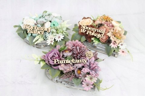 Stroik kompozycja na grób aniołek wiązanka dla Mamy ZNICZ plaster