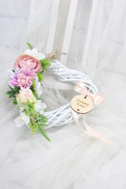 Stroik na cmentarz SERCE kwiaty wiązanka na grób pomnik róż