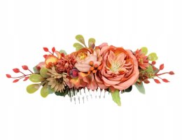 Grzebyk do włosów jesienny ozdoba stroik do koka ślub sesja