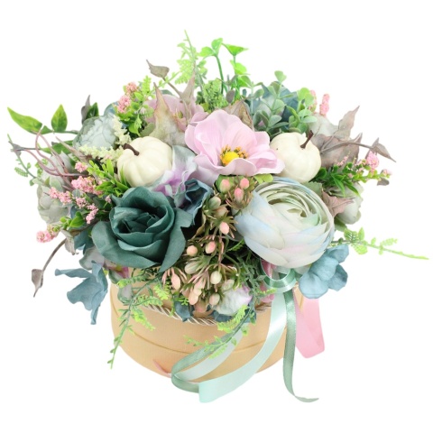 Jesienny stroik flower box kwiatowa dekoracja ozdoba domu Jesienny stroik flower box kwiatowa dekoracja ozdoba domu