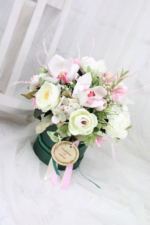 Kwiaty dzień nauczyciela flower box prezent podziękowanie upominek Kwiaty dzień nauczyciela flower box prezent podziękowanie upominek