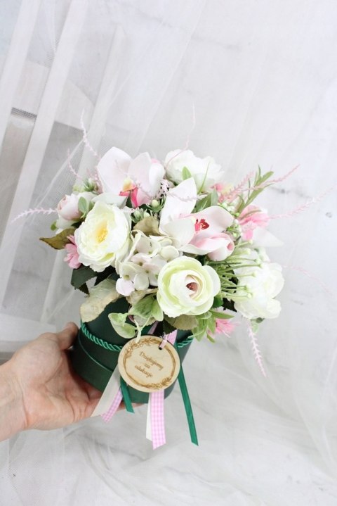 Kwiaty dzień nauczyciela flower box prezent podziękowanie upominek Kwiaty dzień nauczyciela flower box prezent podziękowanie upominek