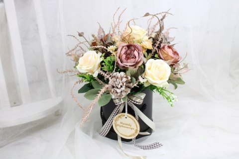 Kwiaty dzień nauczyciela flower box prezent podziękowanie upominek Kwiaty dzień nauczyciela flower box prezent podziękowanie upominek