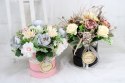 Kwiaty dzień nauczyciela flower box prezent podziękowanie upominek