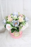 Kwiaty prezent dla nauczyciela flower box podziękowanie upominek