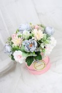 Kwiaty prezent dla nauczyciela flower box podziękowanie upominek