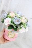Kwiaty prezent dla nauczyciela flower box podziękowanie upominek