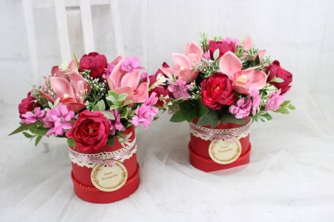 Kwiaty prezent dla nauczyciela flower box podziękowanie upominek Kwiaty prezent dla nauczyciela flower box podziękowanie upominek