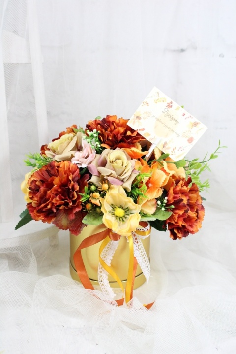 Prezent dzień nauczyciela flower box kwiaty podziękowanie upominek Prezent dzień nauczyciela flower box kwiaty podziękowanie upominek