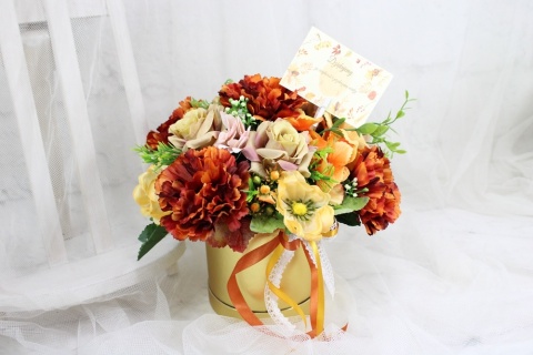 Prezent dzień nauczyciela flower box kwiaty podziękowanie upominek Prezent dzień nauczyciela flower box kwiaty podziękowanie upominek