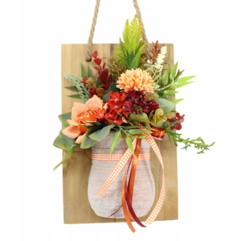 Stroik ramka wisząca drewniana dekoracja domu ozdoba upominek