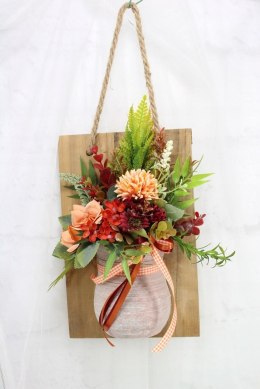 Stroik ramka wisząca drewniana dekoracja domu ozdoba upominek