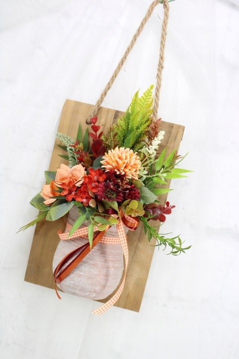 Stroik ramka wisząca drewniana dekoracja domu ozdoba upominek