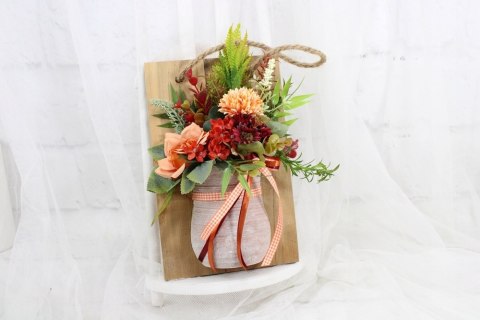 Stroik ramka wisząca drewniana dekoracja domu ozdoba upominek