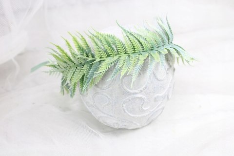 Wianek na głowę paproć boho ZIELONY sesja zdjęciowa wianek do włosów