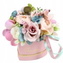 Kwiatowe pudełko serce prezent róże pachnący Box