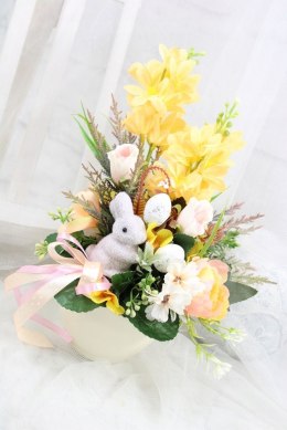 Stroik Wielkanocny na stół Świąteczna dekoracja wielkanocna domu